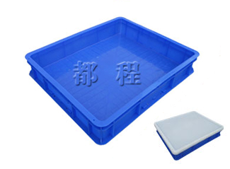 X286塑料周轉(zhuǎn)箱（箱蓋可選，可帶眼）